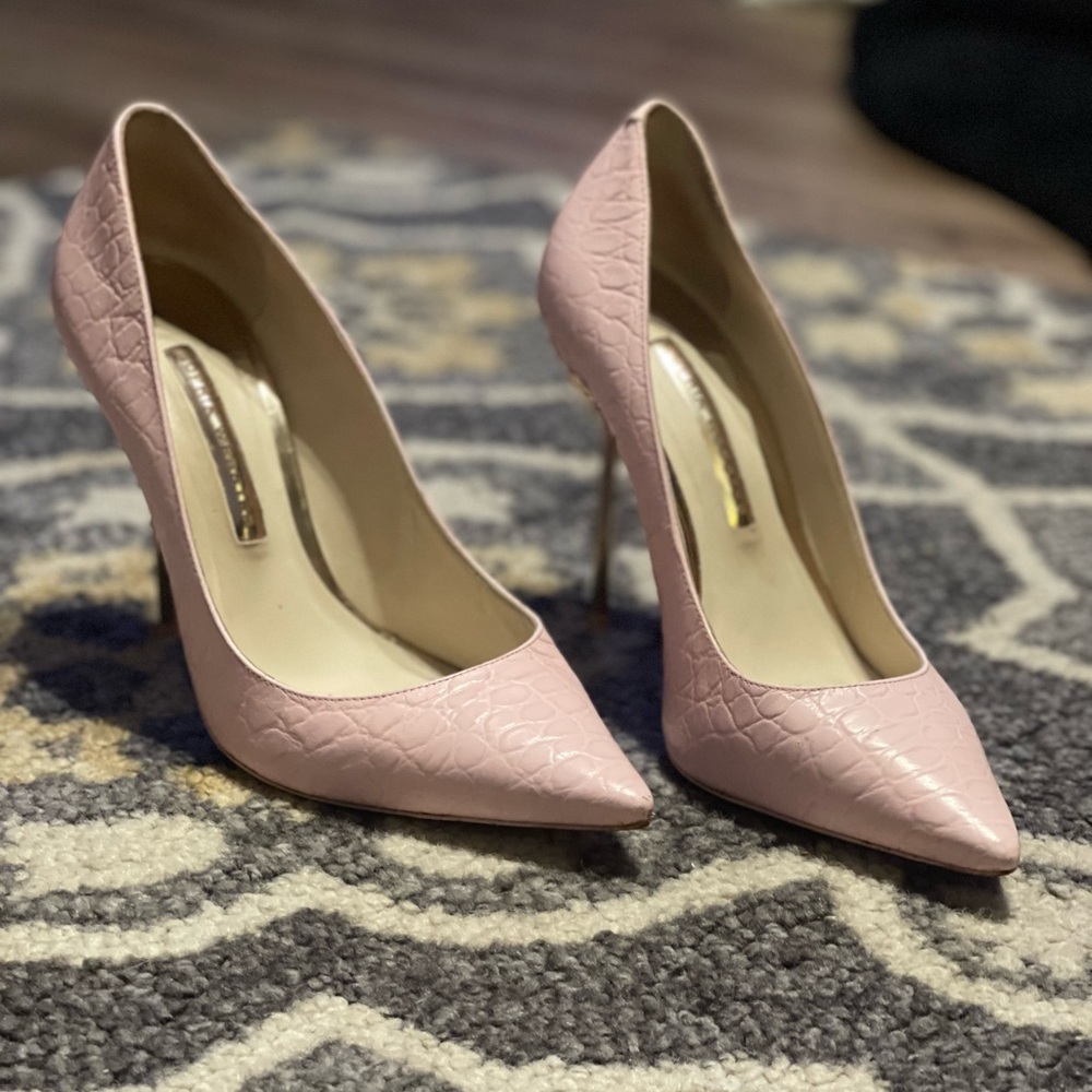 Sophia Webster pink heels